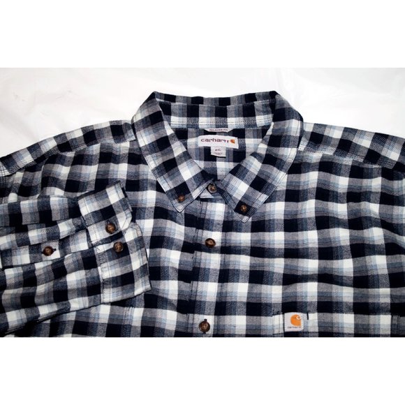 Carhartt Relaxed Fit Mens Long Sleeve Button Down - Picture 2 of 7